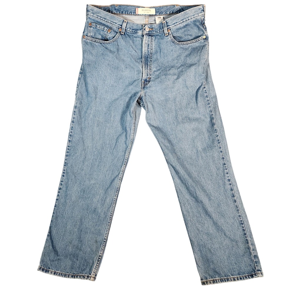 Levi's 550 Jeans Men's 40X30 Blue Relaxed Fit‎ Light Wash Denim